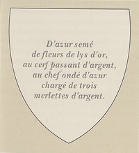 Blason de Courcelles-lès-Lens.