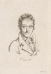 Portrait en noir et blanc de Lazare Carnot, en buste.