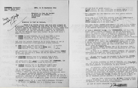 Texte dactylographié sur lequel on lit "H. Jechezkil, 123 rue Emile Zola, Lens (P.d.C.). Lens, le 16 septembre 1942. Monsieur le Chef de Cabinet de Monsieur le Préfet. Préfecture, Arras. Monsieur le Chef de Cabinet, Suite à la visite d'hier que vous avez accepté de m'accorder, j'ai l'honneur de vous prier de bien vouloir intervenir auprès des autorités supérieures de Lille, comme vous m'avez promis de le faire, en vue d'obtenir la libération de personnes aui ont été arrêtées à Lens, le 11 septembre, qui ont des Français dans leur famille ou qui sont elles-mêmes françaises. P. Jacques-Léopold, né le 15 mai 1931 à Lille, P. Abraham, né le 15 janvier 1933 à Lille, P. Jacqueline, née le 15 juillet 1935 à Lille, qui sont les enfants français de ma belle-soeur et que je pourrais recueillir s'ils pouvaient m'être confiés. S. Sarah, 11 ans, née à Lille, S. Smil Lezor, 8 ans, né à Lens, S. Denise, 6 ans, née à Avion, arrêtés à Avion, qui pourraient être rendus à leur grand-mère, Madame K. Chana, qui est restée à Lens, 25 rue de Londres, pour cause de maladie grave. S. Louise, née le 4 janvier 1929 à Metz, S. Jacques, né le 14 février 1937 à Lens, qui pourraient être rendus à leur mère, Mme S., 128 rue de Lille à Lens, restée pour cause de maladie grave. K. Rachel, née le 14 février 1931 à Lens, K. Bernard, né en septembre 1933 à Lens, que je pourrais prendre à ma charge en attendant que je puisse les envoyer en zone non occupée, chez une tante, à Crécy (Rhône). Le père de ces enfants a d'ailleurs servi comme engagé volontaire pendant la guerre 1939. D'autre part, je me permets de vous signaler le cas de personnes, emmenées le 11 septembre, et qui ont des enfants français actuellement prisonniers comme soldats en Allemagne. S. Kalman, né le 6 mars 1889 à Staromez (Pologne), sa femme, née M., née le 3 février 1890 à Villa, qui ont deux de leurs enfants : S. Israël, 29 ans, prisonnier au Stalag VII A. S. Maurice, 24 ans, prisonnier au Stalag VI C. Ces personnes ont été emmenées avec deux autres enfants incurables. Elles ont eu en outre deux enfants tués par bombardement au Pont d'Ardres en Calaisis le 23 mai 1940 : S. Salomon, né le 11 octobre 1925 et S. Rosen, née le 10 juin 1928. Une autre fille, S. Ryfka-Rachel (18 ans) a été blessée pendant le même bombardement et est restée estropiée. Elle a été emmenée également le 11 septembre. Madame E. Szejna, née K., née le 8 décembre 1870 à Kobryn (Pologne), qui est ma belle-mère, et qui a été emmenée, bien qu'elle ait un beau-fils français, ancien combattant 1914-18 et 1939-40, prisonnier de guerre libéré comme ancien combattant, le 26 juillet 1941, du Stalag VI-C ; et qui a en outre quatre petits enfants français. Monsieur K. Lejba, né le 11 février 1890, à Lubartow (Pologne) et sa femme, née A. Chana, née en 1890 à Bialka (Pologne), laquelle est d'ailleurs restée à Lens, 25 rue de LOndres, parce que trop malade pour être considérée comme transportable. Sa fille K. Dwojra, née le 17 septembre 1823 à Lubartow (Pologne) dont le fiancé est français et est donc resté à Lens. Le fils de M. K. (prénommé Jankiel, dit Jacques naturalisé français par décret du 4 juin 1937, n° 3387x37) est prisonnier de guerre au Stalag VII A. Il est demandé que les membres de la famille S., Mme E., M. K. et sa fille, puissent revenir à Lens. Je pense, Monsieur le Chef de Cabinet, que vous jugerez que le cas de ces familles est particulièrement intéressant et qu'il vous sera possible d'intervenir en leur faveur. Je sollicite enfin qu'il me soit permis de pénétrer dans le local qui sert de synagogue, 14 bis rue Félix Faure à Lens, dans le fonds de la cour, et où je demande à pouvoir pratiquer ma religion. Je signale d'ailleurs que dans cette pièce se trouvent quinze chaises qui ont été prêtées par un Français, Monsieur H., 2 place du Cantin à Lens, et que je voudrais pourvoir restituer à leur propriétaire. Avec mes vids remerciements, et dans l'espoir d'une réponse favorable, je vous prie d'agréer, Monsieur le Chef de Cabinet, mes salutations respectueuses. Le chef du culte israëlite de Lens, J H.".