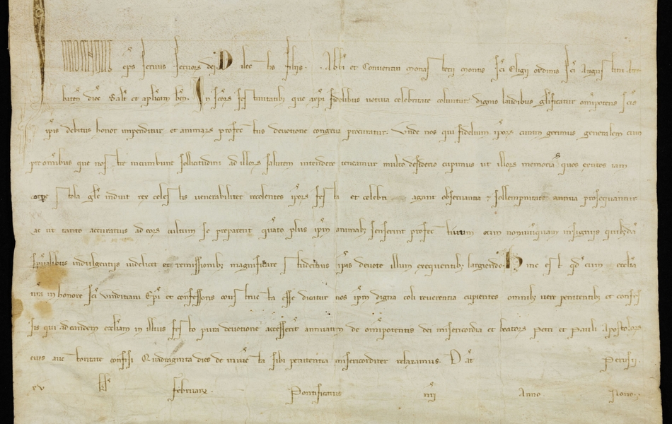 Document manuscrit rédigé en latin.