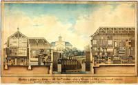 Dessin couleur montrant l'intérieur d'un moulin mécanisé.