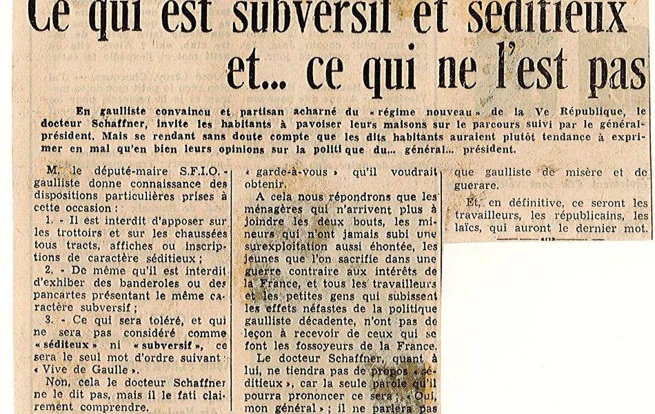 Article de presse retranscrit ci-dessous.