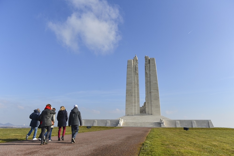 Photographie du Mémorial national du Canada de Vimy